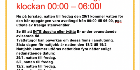 vattenavstängning