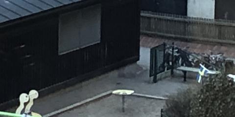 Överdäckad sandlåda