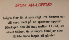 spontanloppis