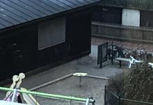 Överdäckad sandlåda