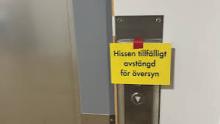 avstängd hiss
